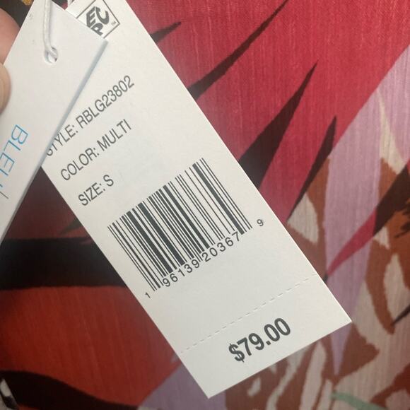 BLEU ROD BEATTIE UP LET'S GET LOUD CAFTAN SWIMSUIT COVER UP - Picture 6 of 13